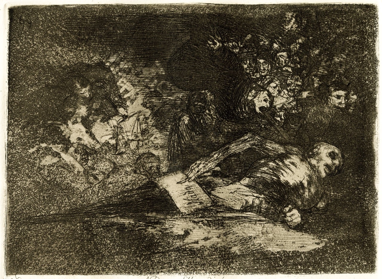 'Nada ello dirá', Francisco de Goya.