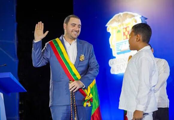 Yamil Arana Padauí, gobernador de Bolívar.