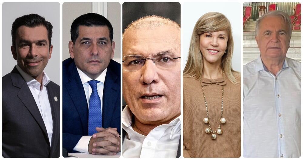 Emilio Rey, Dumek Turbay, Roy Barreras, Dilian Francisca Toro y Rodrigo Villalba.