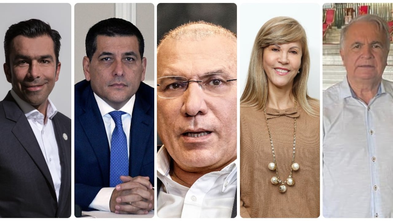Emilio Rey, Dumek Turbay, Roy Barreras, Dilian Francisca Toro y Rodrigo Villalba.