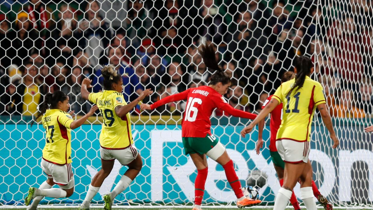 Anissa Lahmari hizo el gol de Marruecos.