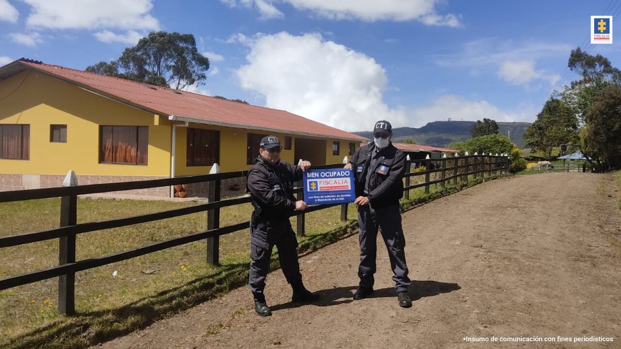 Una de las propiedades a las que la Fiscalía les aplicó extinción de dominio y que pertenecían al Clan del Golfo