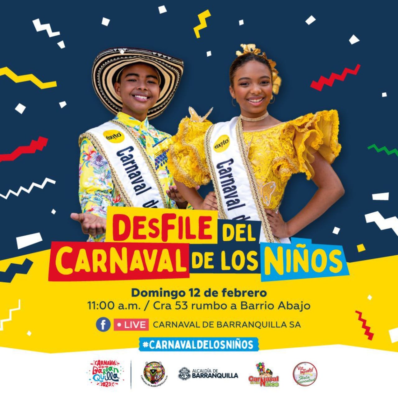 El desfile se llevará a cabo el domingo 12 de febrero.