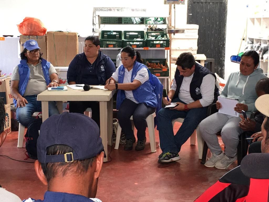 Se adelanta el proceso de entrega de ayudas humanitarias