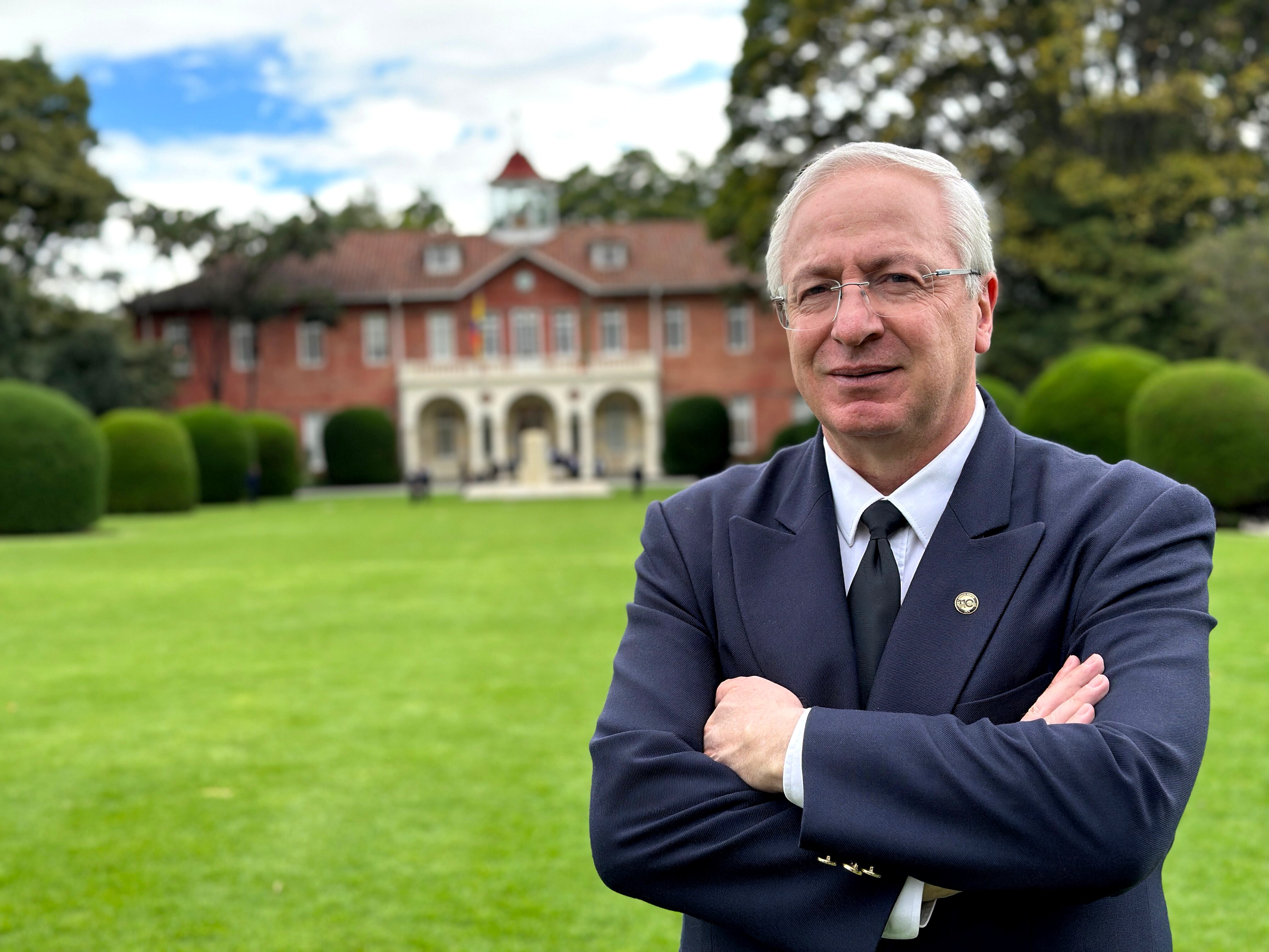 Víctor Alberto Gómez Cusnir, rector del Gimnasio Moderno.