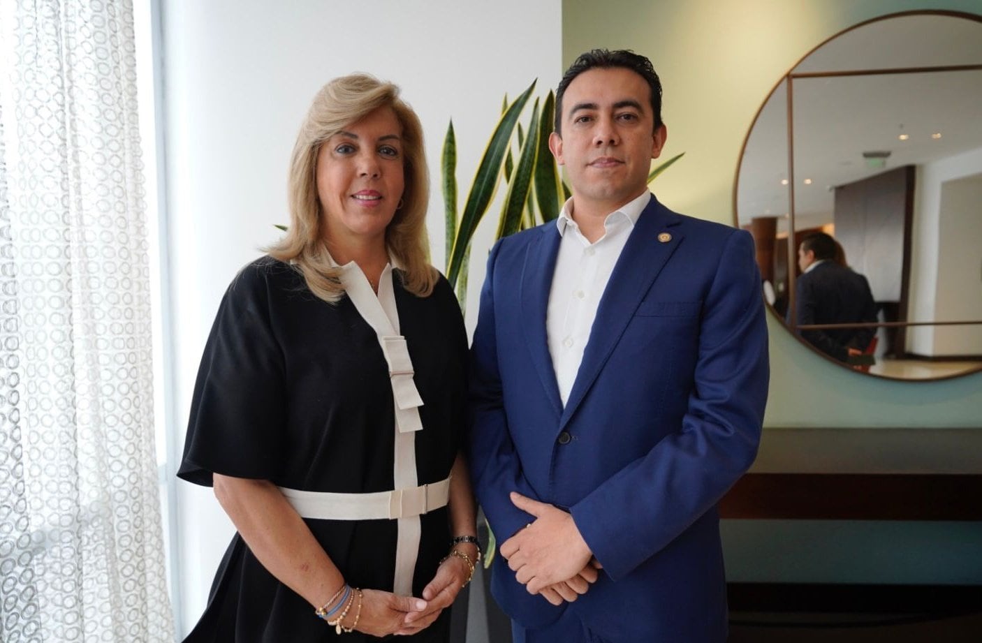 Clara Luz Roldán y Alexander Vega