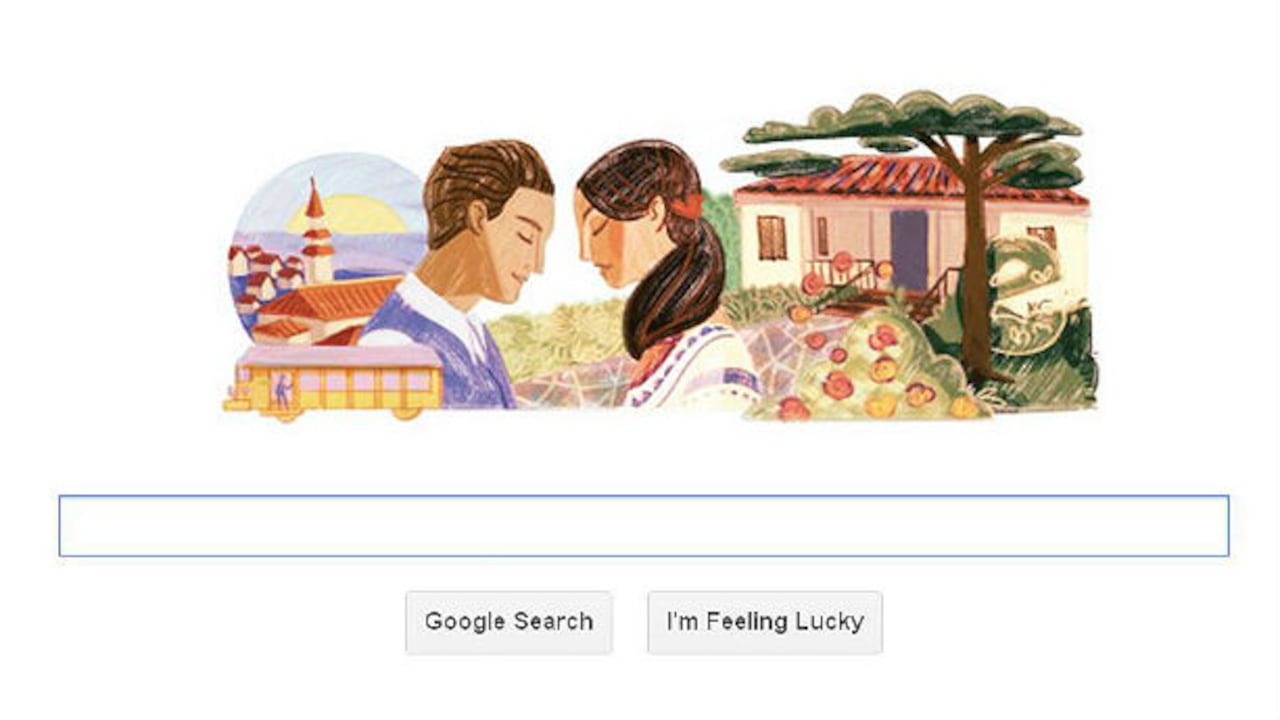 'Doodle' de Google Colombia 1 abril 2013.