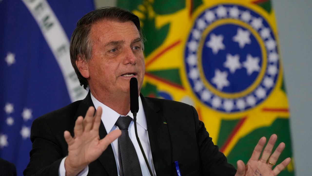 Bolsonaro descarta que en Brasil vaya a haber un golpe de estado (AP Photo/Eraldo Peres)