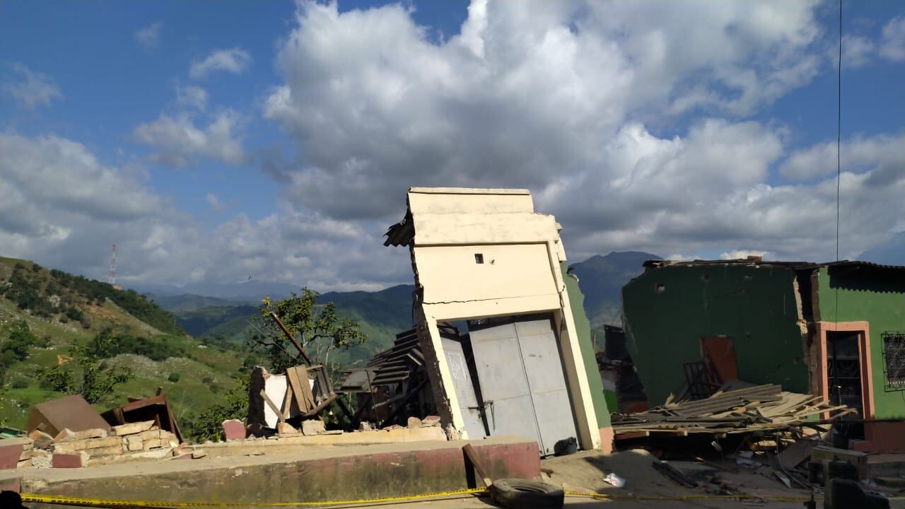 Una de las zonas más afectadas es la parte alta del municipio en el barrio La Primavera