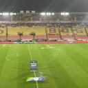 Santa Fe vs. Cali fue afectado por una torrencial lluvia en Bogotá.