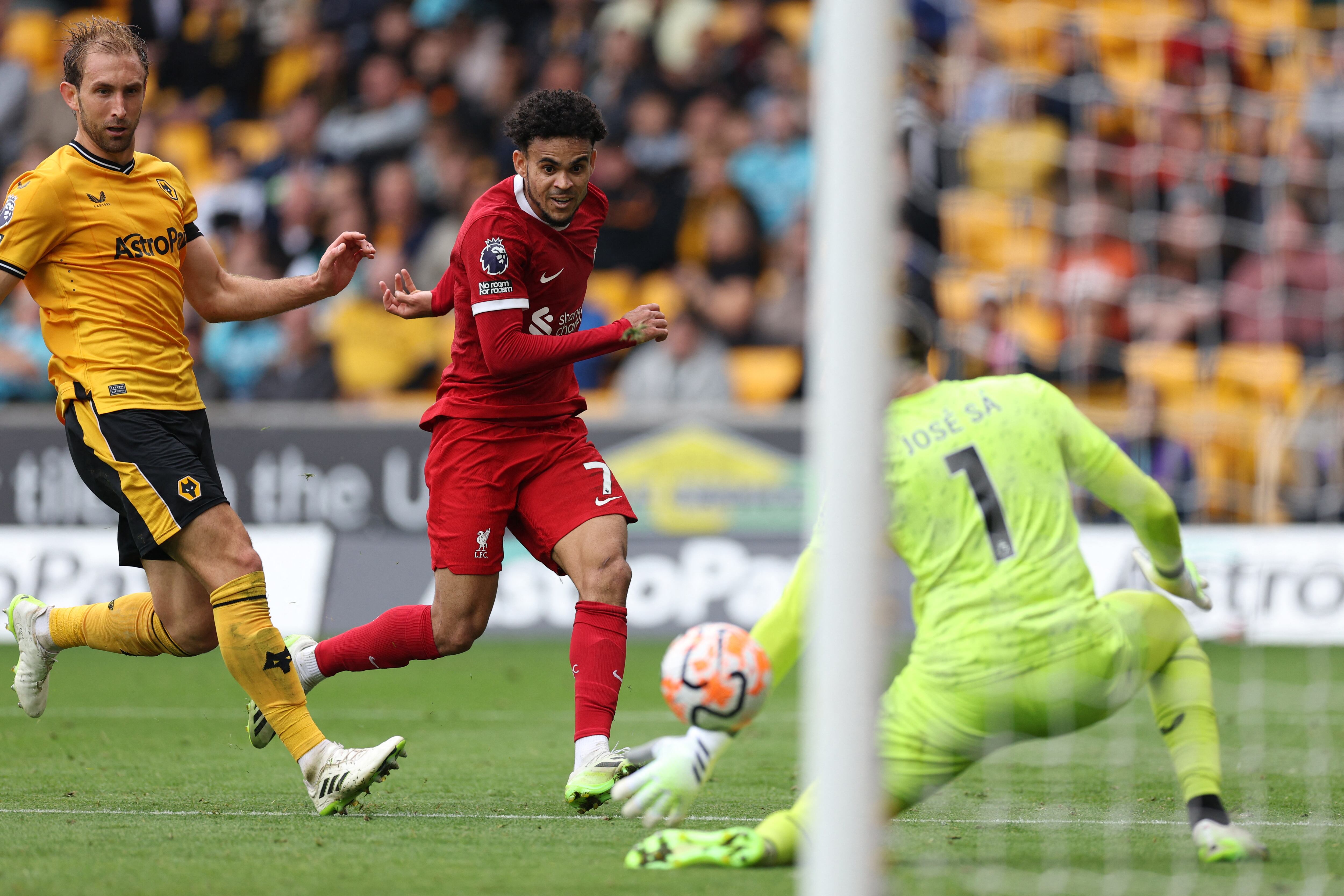 Luis Díaz, delantero de Liverpool.