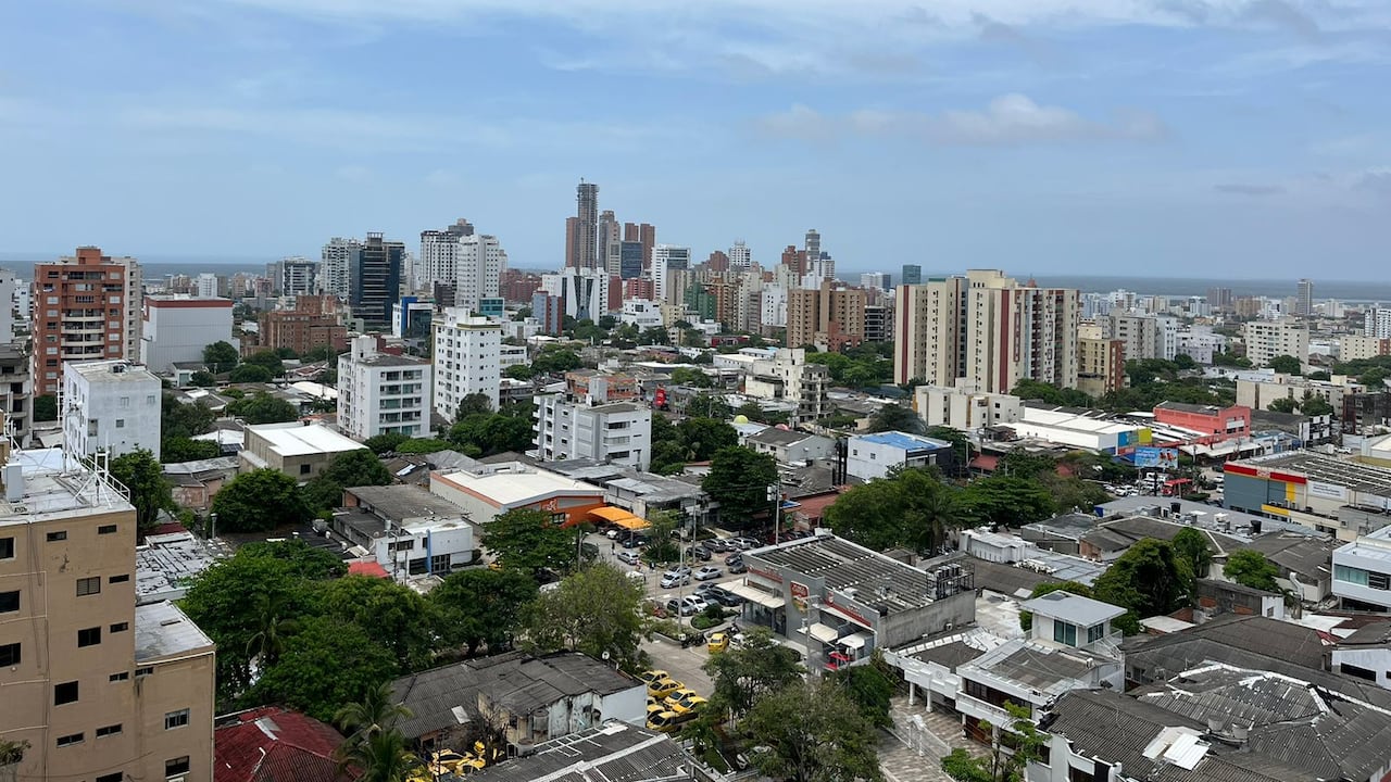 Panorámica del norte de Barranquilla.