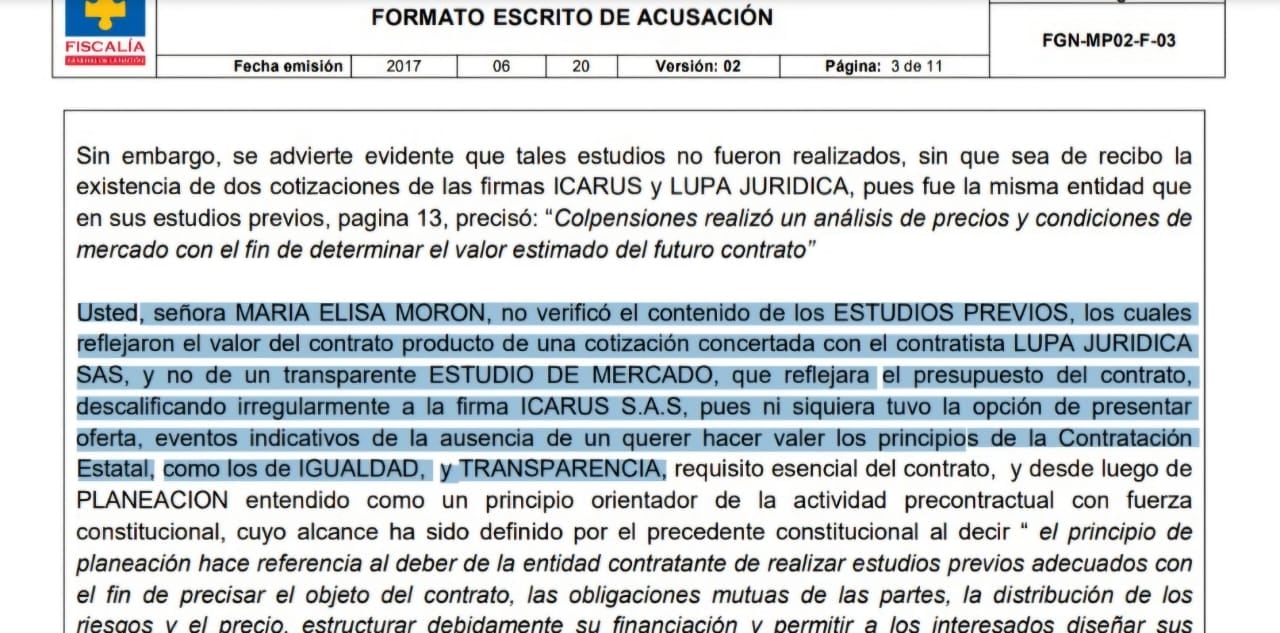 Las acusaciones contra de la vicepresidenta de gestión corporativa, María Elisa Morón Baute, son delicadas.