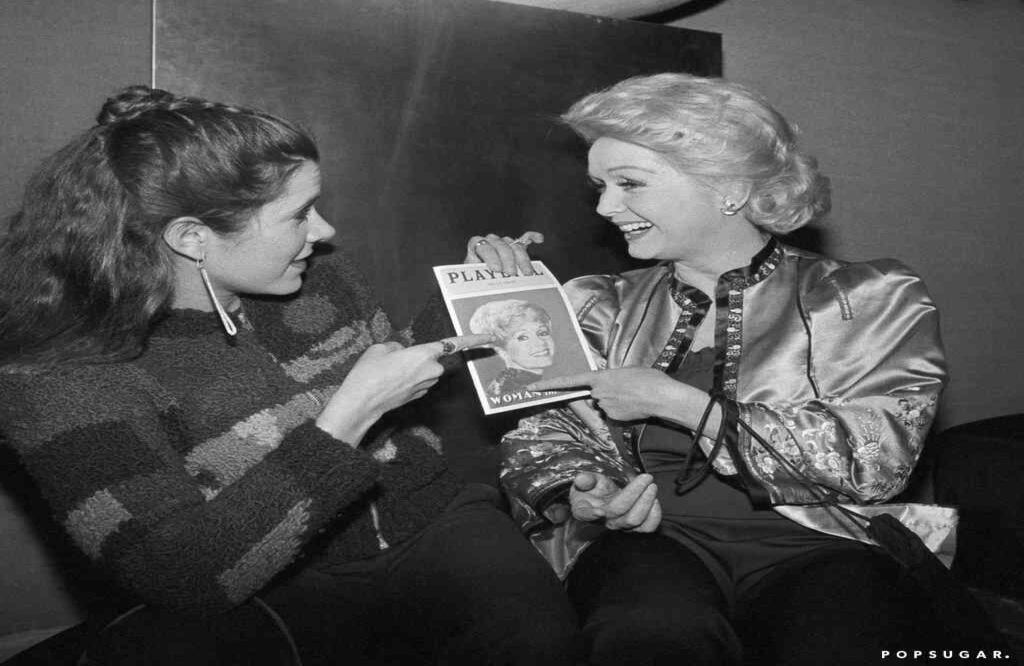 Carrie Fisher y Debbie Reynolds. Foto. AP