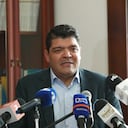 Presidente del Senado, Juan Diego Gómez y el senador David Barguil radicaron la ley de 'borrón y cuenta nueva' ante la Secretaría Jurídica de la Presidencia para la respectiva revisión y sanción del presidente Iván Duque ley que va a a dar una amnistía de datacredito y demás centrales de riesgo
Bogota octubre 28 del 2021
Foto Guillerno Torres Reina / Semana