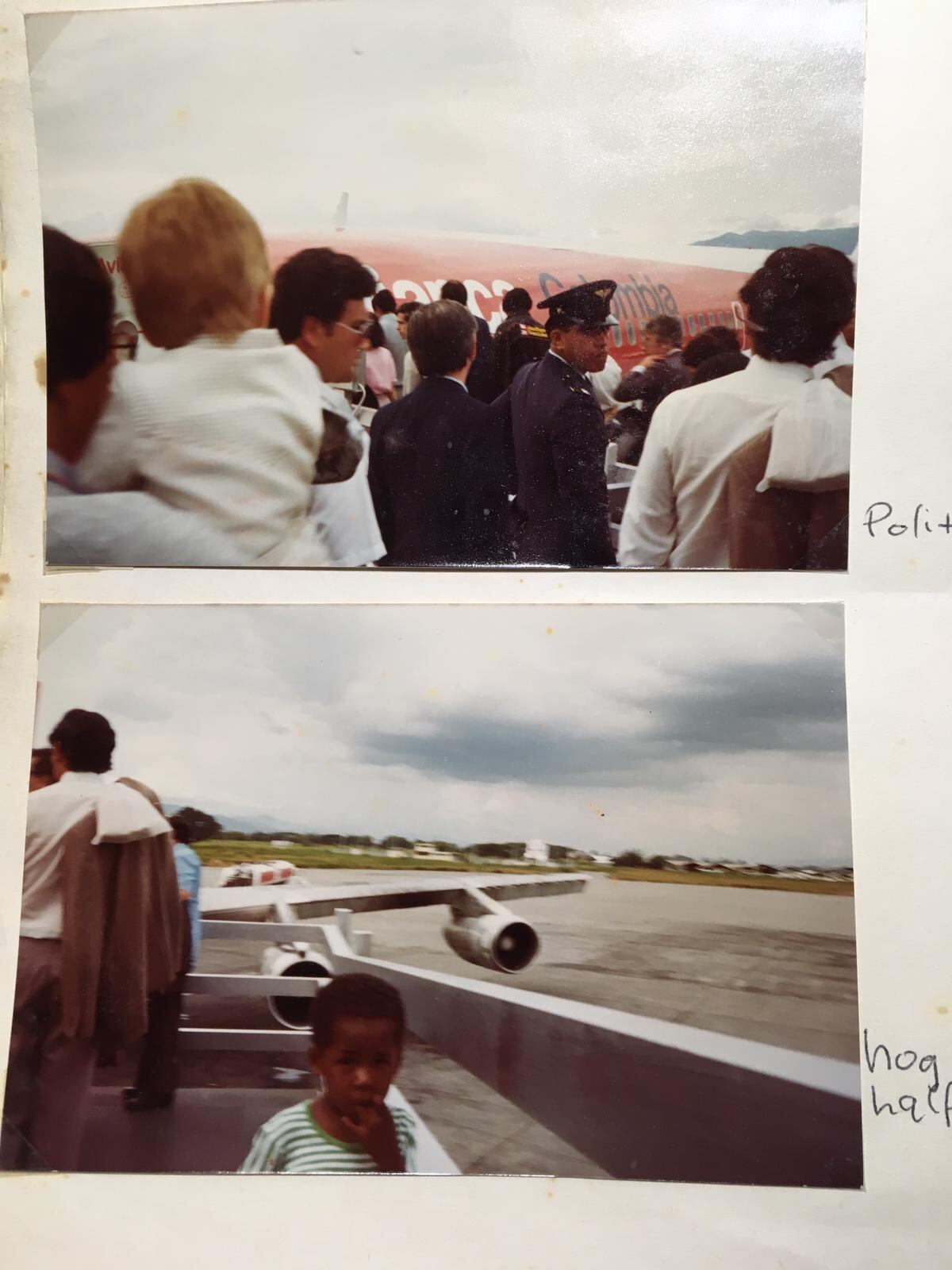 José Montoya a punto de coger su vuelo a Holanda.