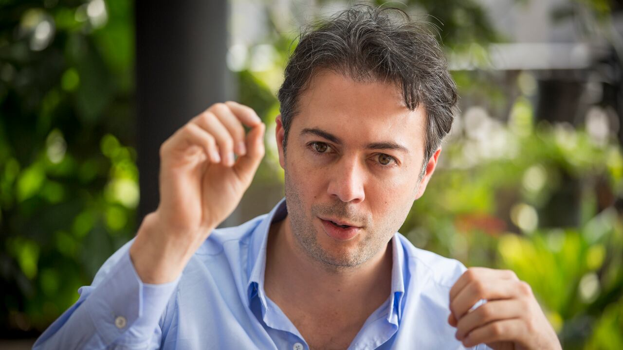 Entrevista a Daniel Quintero, alcalde de Medellín. Foto: David Estrada Larrañeta