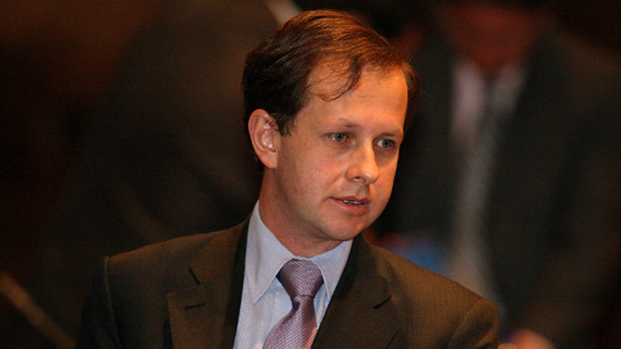 Andrés Felipe Arias en audiencia pública en Bogotá el 22 de julio de 2011.