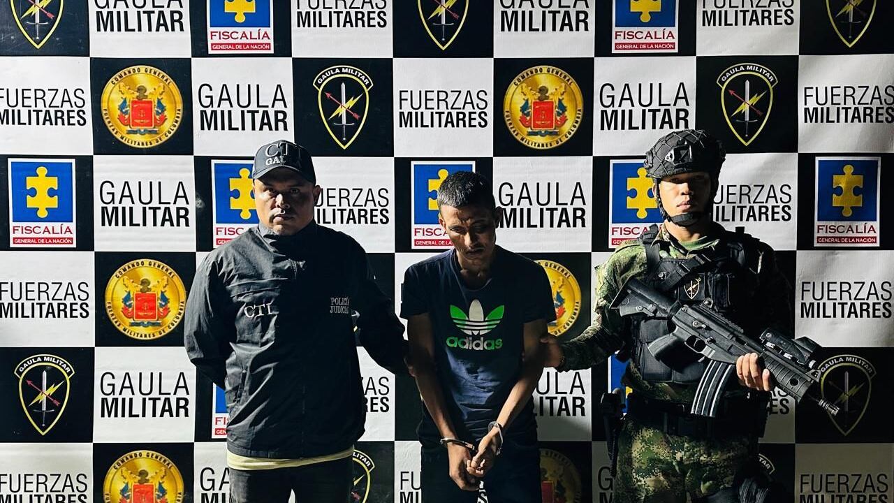Las autoridades capturaron a un presunto integrante del Clan del Golfo en el municipio de Dabeiba, Antioquia.