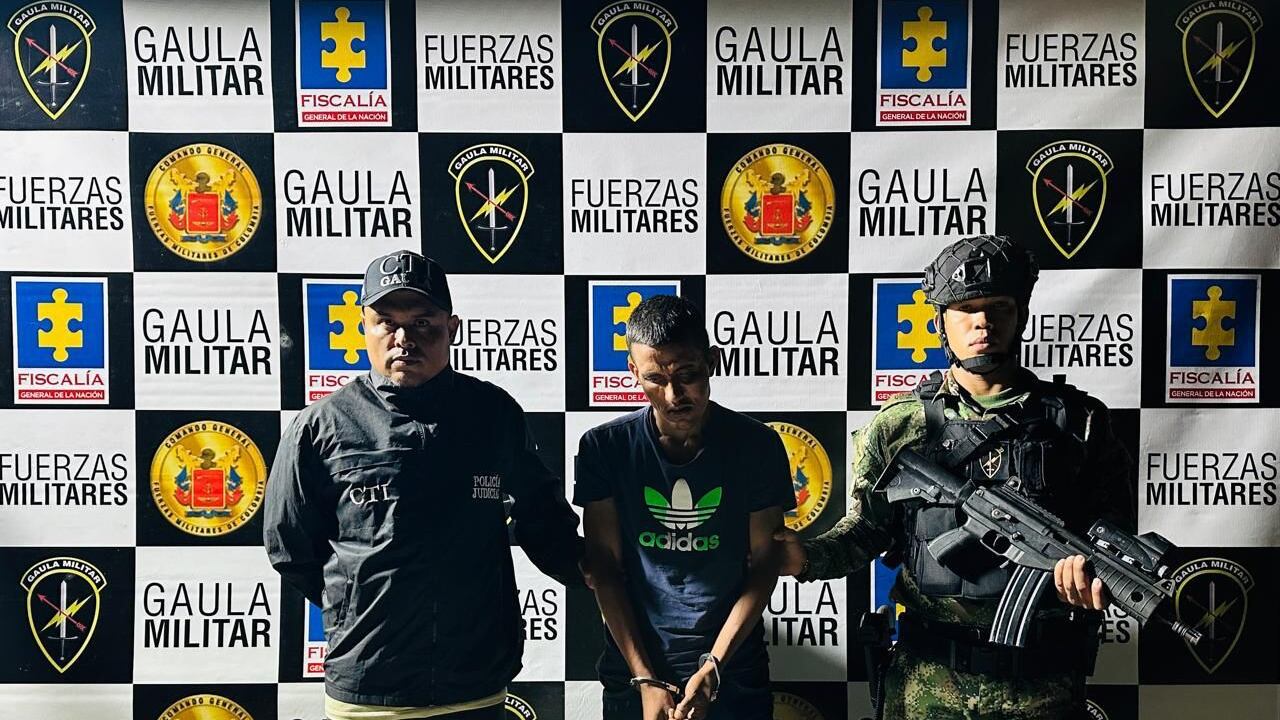 Las autoridades capturaron a un presunto integrante del Clan del Golfo en el municipio de Dabeiba, Antioquia.