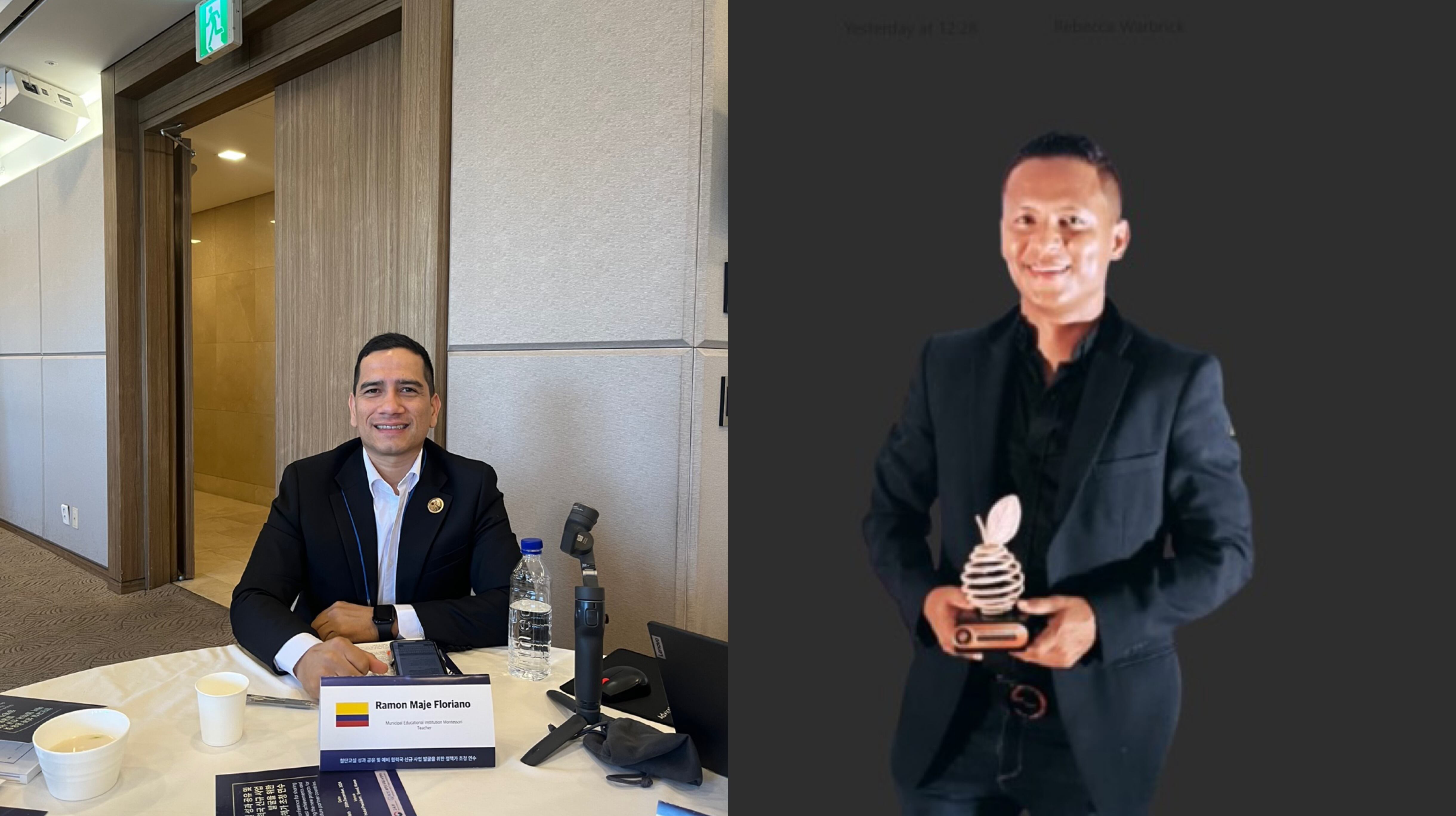 Ramón Majé Floriano y Zamir Montero, profesores colombianos elegidos entre los 50 finalistas de Global Teacher Prize 2025