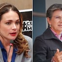 Carolina Arbeláez y Claudia López.