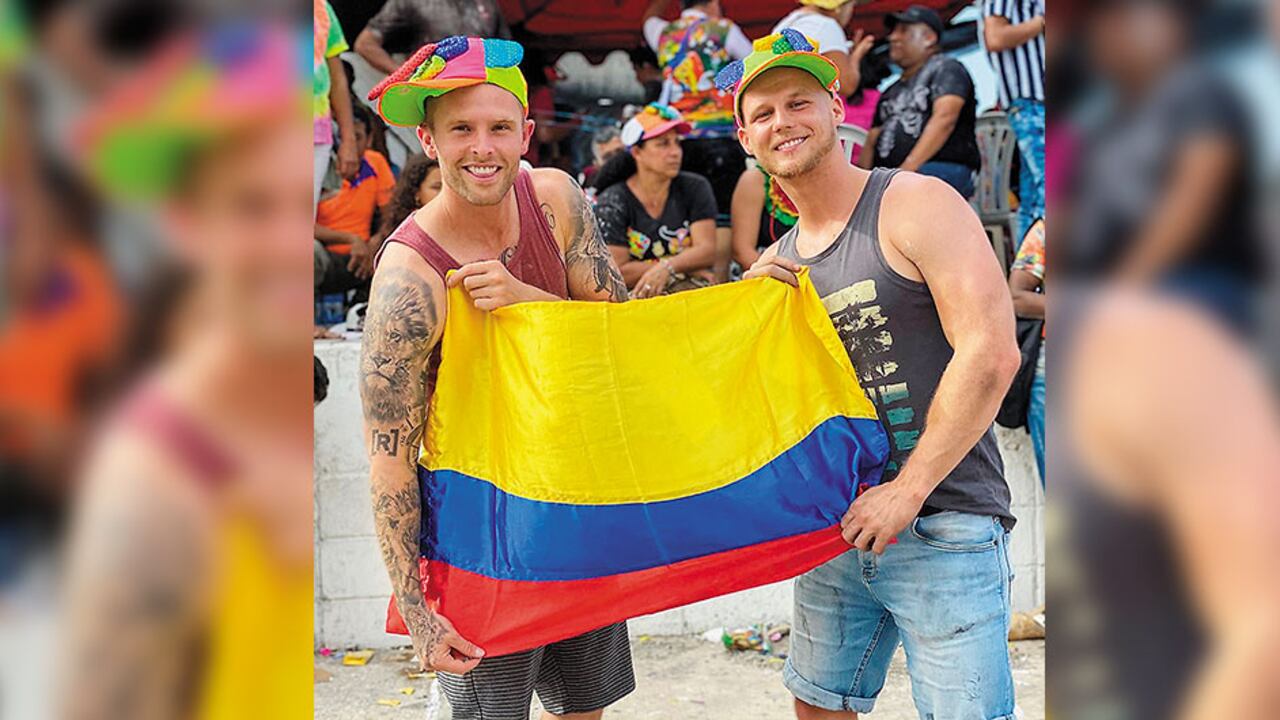 Zach y Dominic coincidieron este año en el Carnaval de Barranquilla, pocos días antes de que se decretara el confinamiento. Bailaron y cantaron cumbias, vallenatos y otros ritmos caribeños.