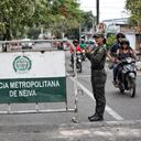 Homenaje a los siete Policias Metropolitana de Neiva, Foto Esteban Vega