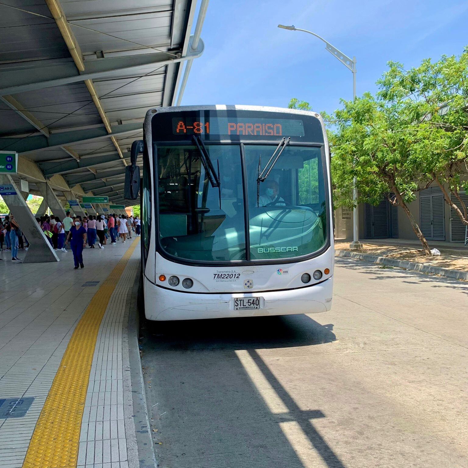 Desvío en rutas de Transmetro por montaje de palcos.