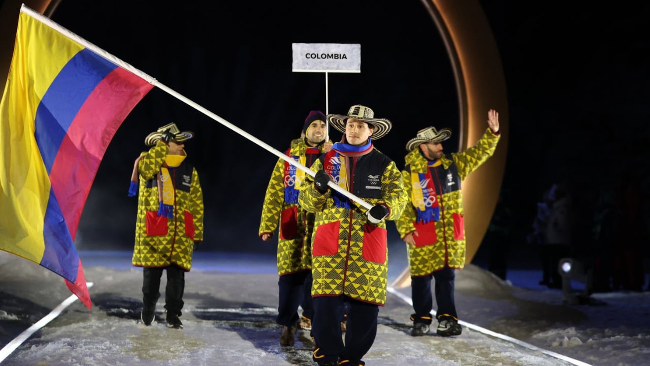 Indumentaria de Colombia para los Juegos Olímpicos de Invierno 2026.