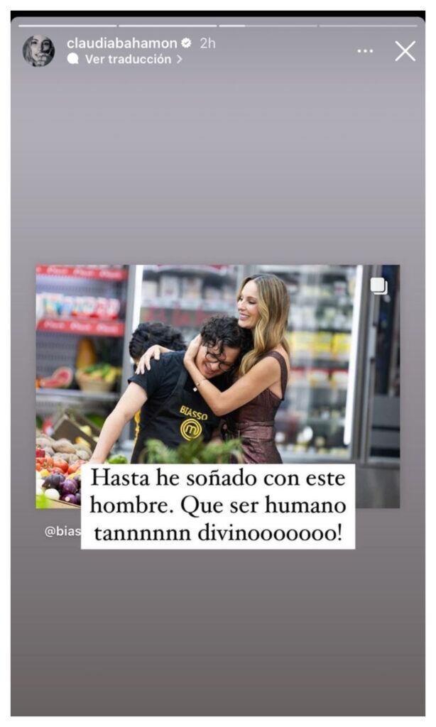 Claudia Bahamón habla de Biassini Segura.