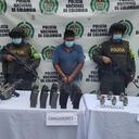 Se creía Rambo: capturan a un sujeto con tremendo arsenal en el Valle del Cauca