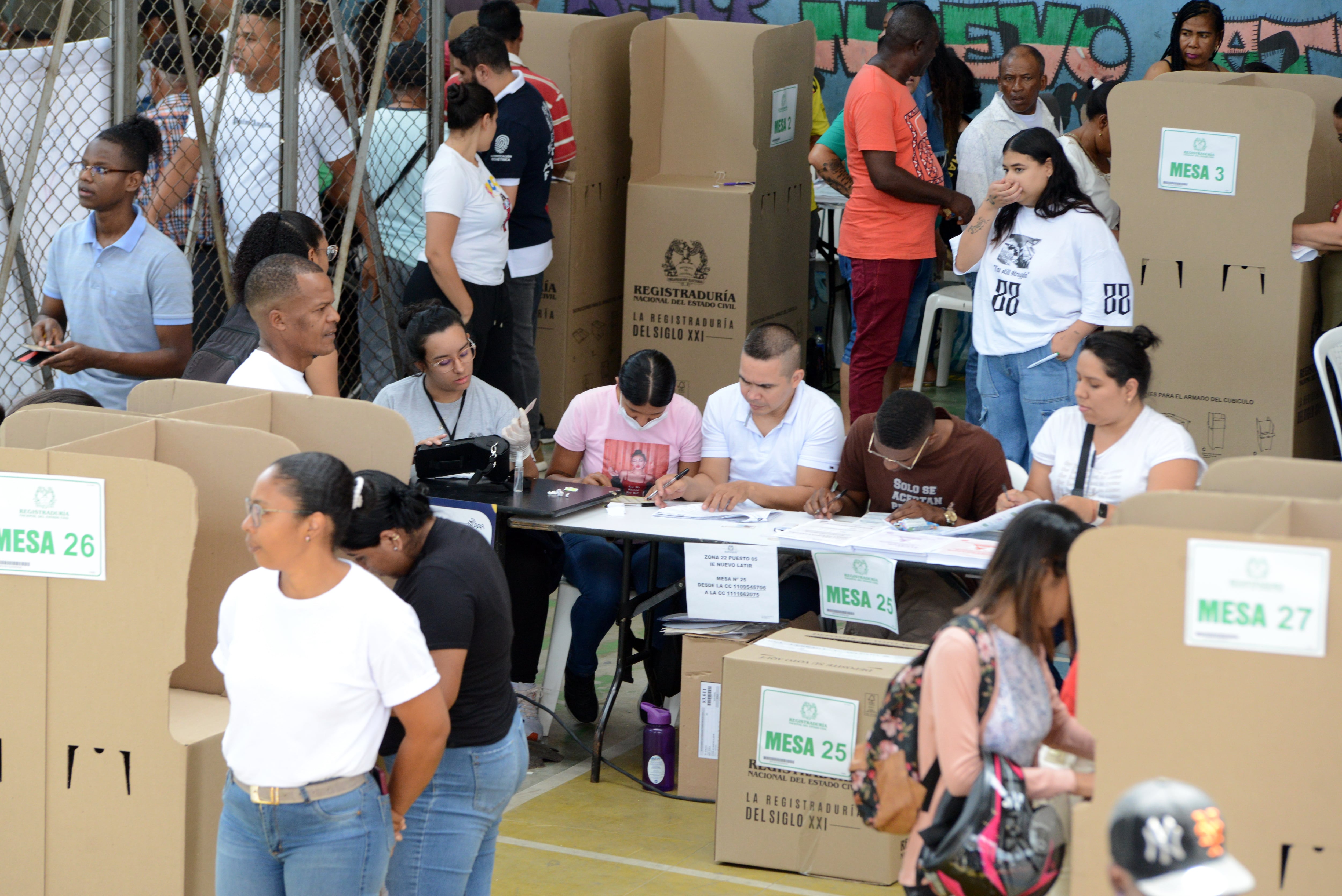 Cali: Elecciones regionales (Alcaldía, Gobernación. Concejo, Asamblea)  29 de octubre del 2023. Foto José L Guzmán. EL País.