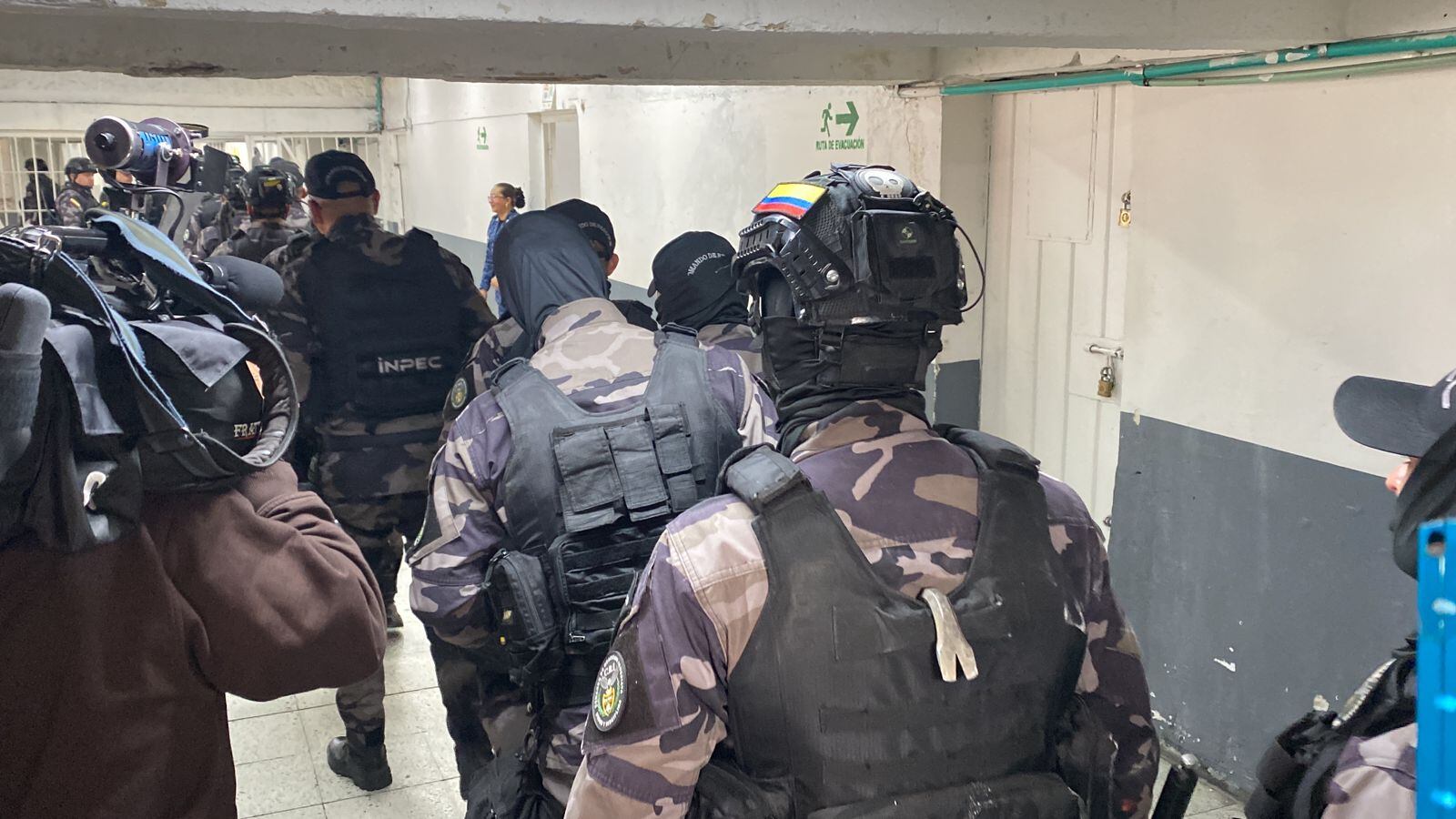 Más de 3.000 funcionarios del Inpec participaron en la redad contra la extorsión en varias cárceles del país.