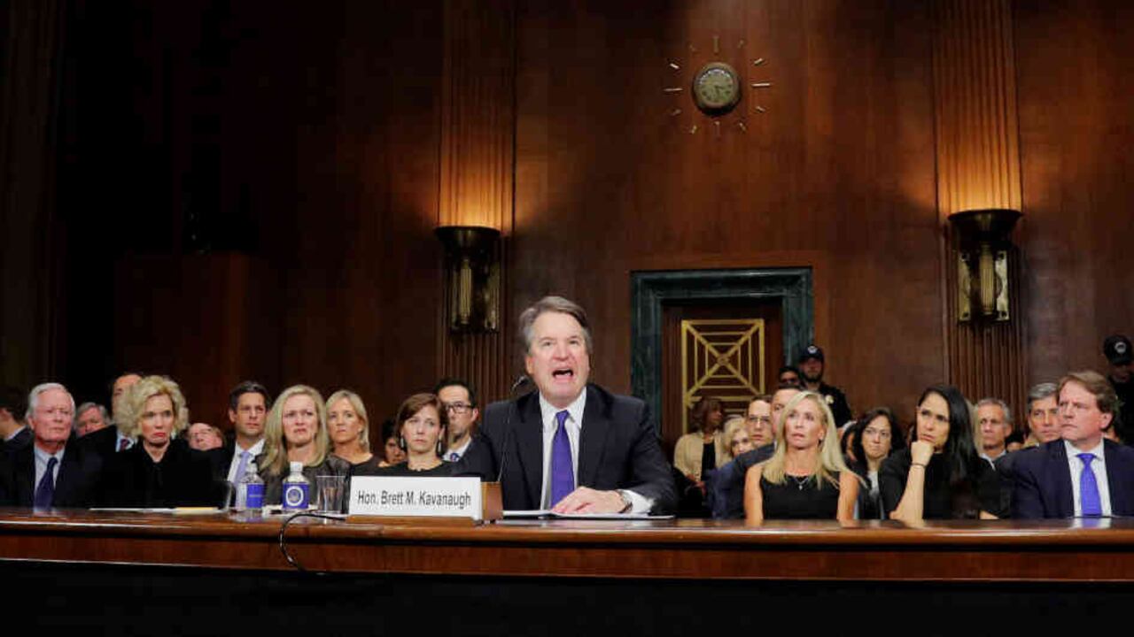 La audiencia en la que Christine Blasey Ford acusó a Kavanaugh fue transmitida en vivo y la vieron 20 millones de estadounidenses.