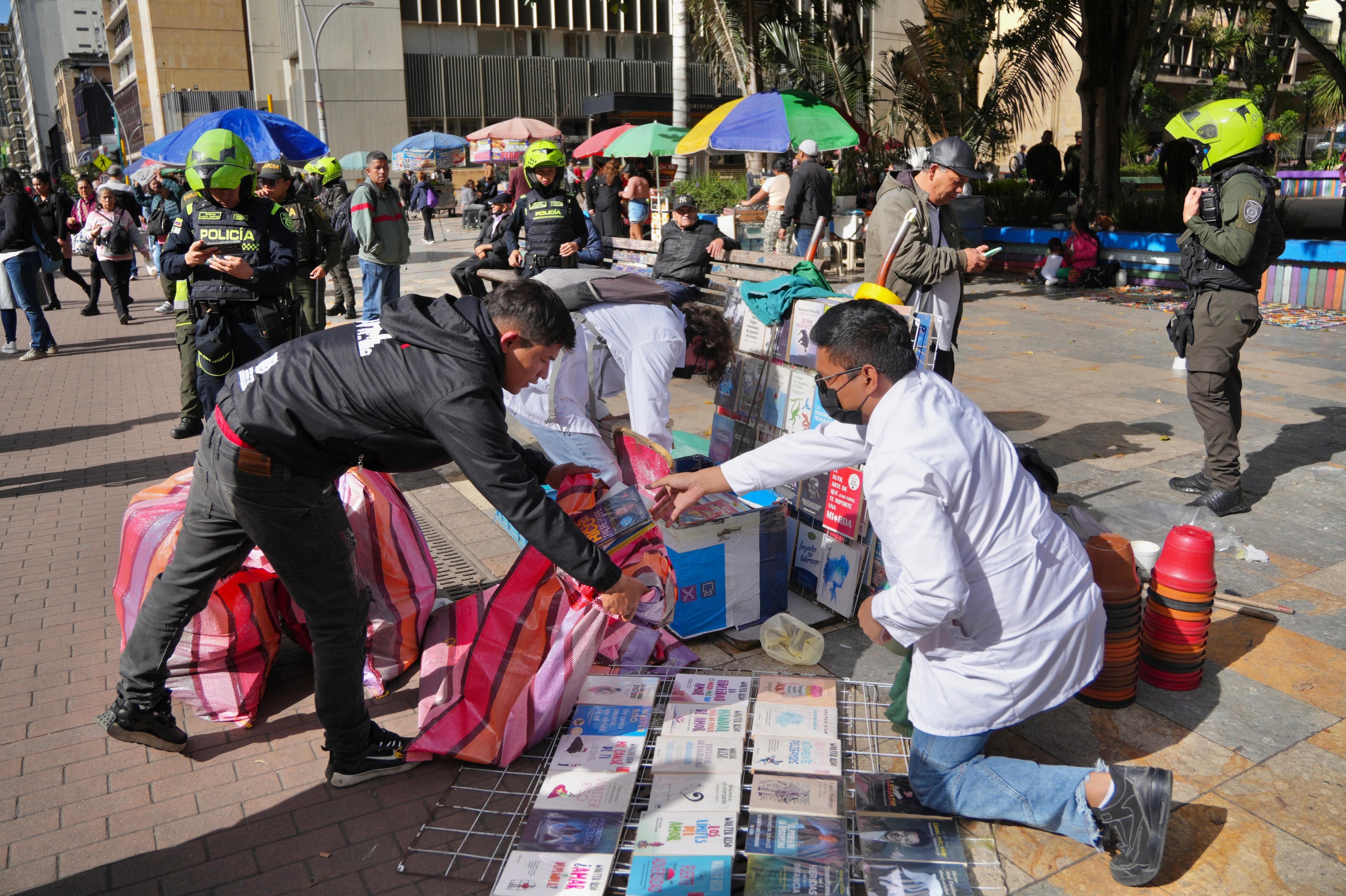 Operativos en Bogotá.
