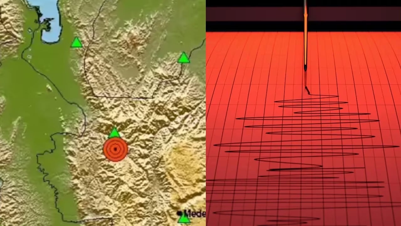 Fuerte temblor de 5,3 de intensidad sacude a Medellín en la madrugada del domingo 14 de septiembre.