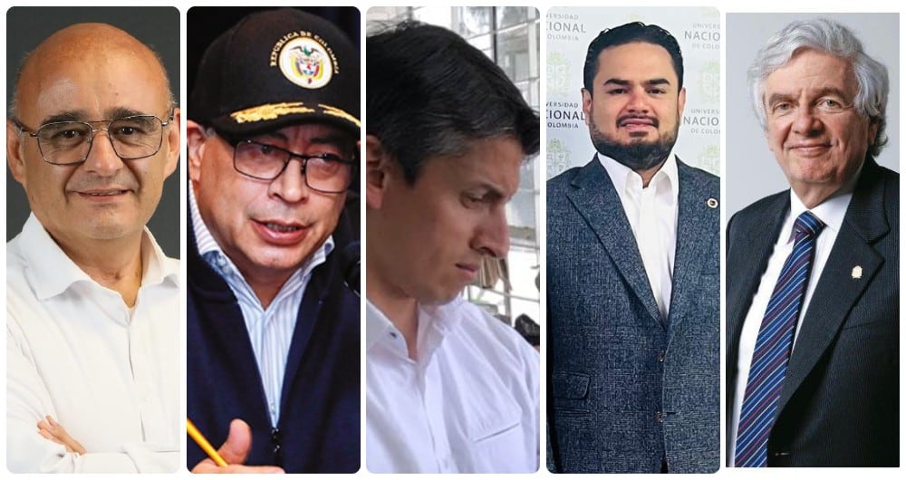 José Ismael Peña, Gustavo Peña, Diego Torres, Humberto Rosanía y Moisés Wasserman.