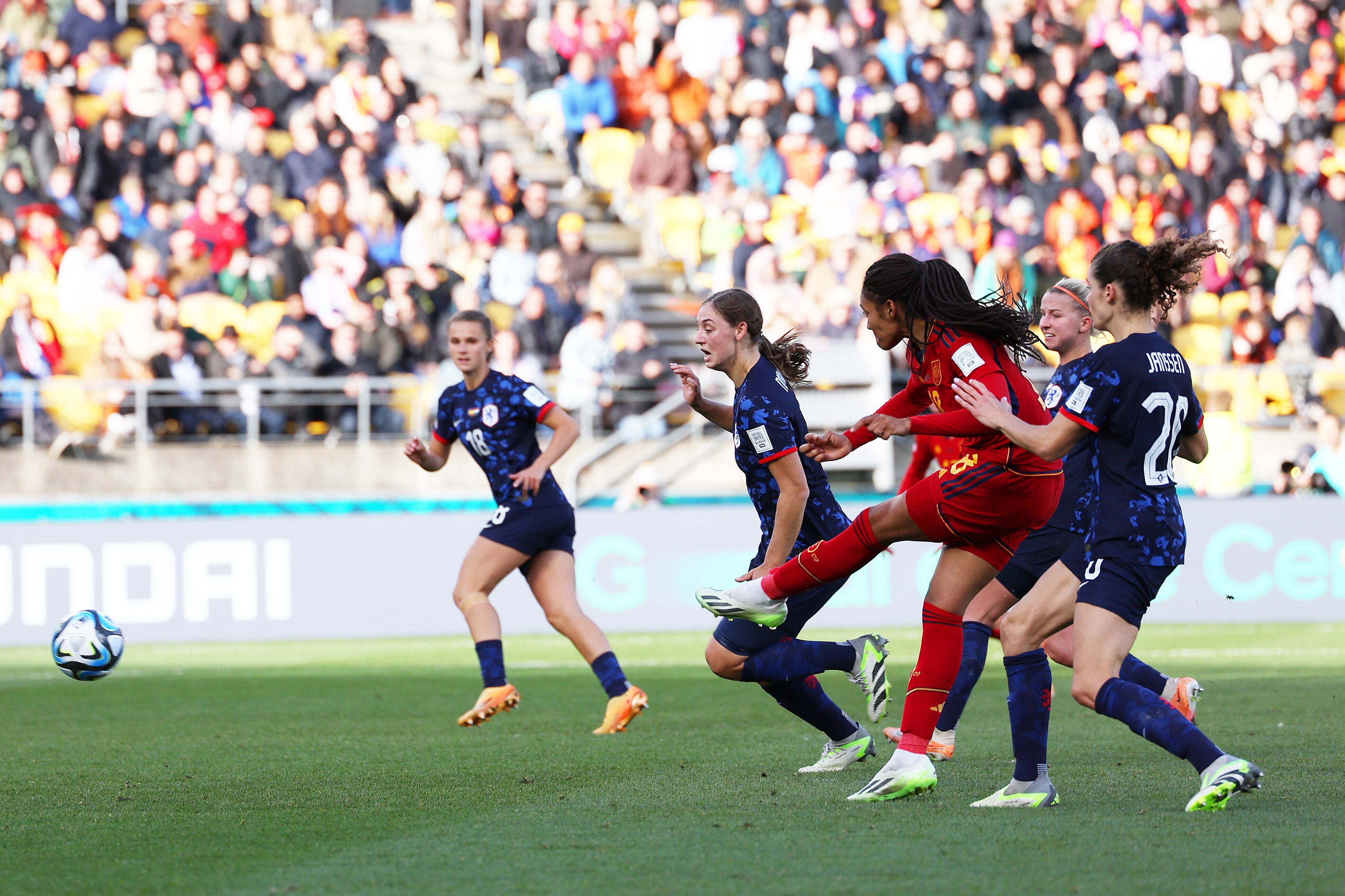 España vs Países Bajos -Juego de cuartos de final del Mundial.