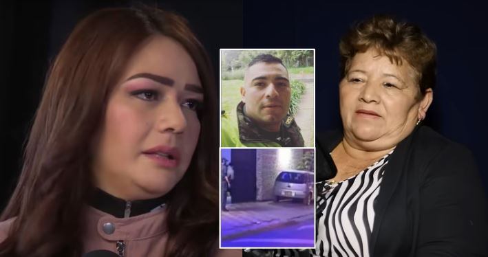 La madre del policía le respondió a la pareja de este