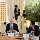 El presidente estadounidense, Joe Biden, asistió al evento de la Asociación para la Infraestructura y la Inversión Global durante la Cumbre del G7.