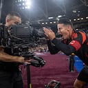 James Rodríguez celebrando el gol frente a España en Londres