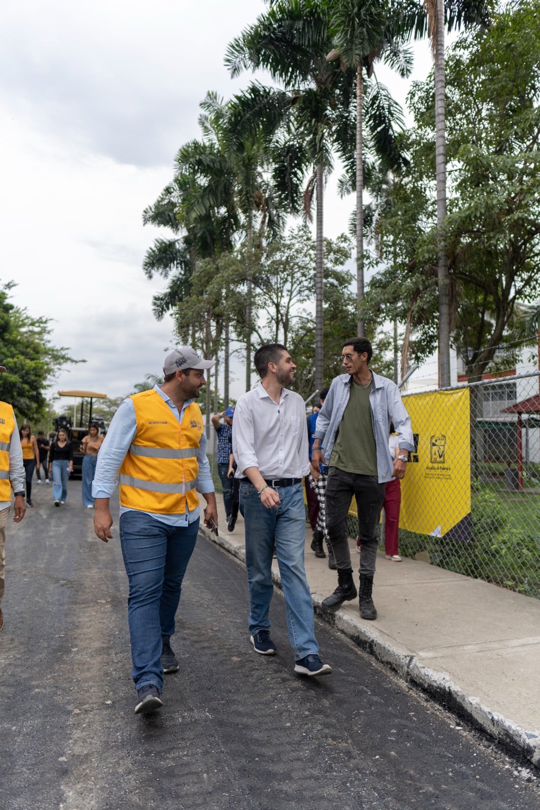 La actual administración de Palmira destacó el trabajo que se hizo con la malla vial.