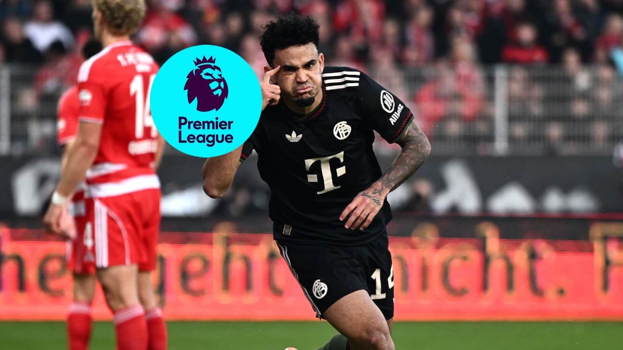 Luis Díaz celebra el gol contra Unión Berlín.