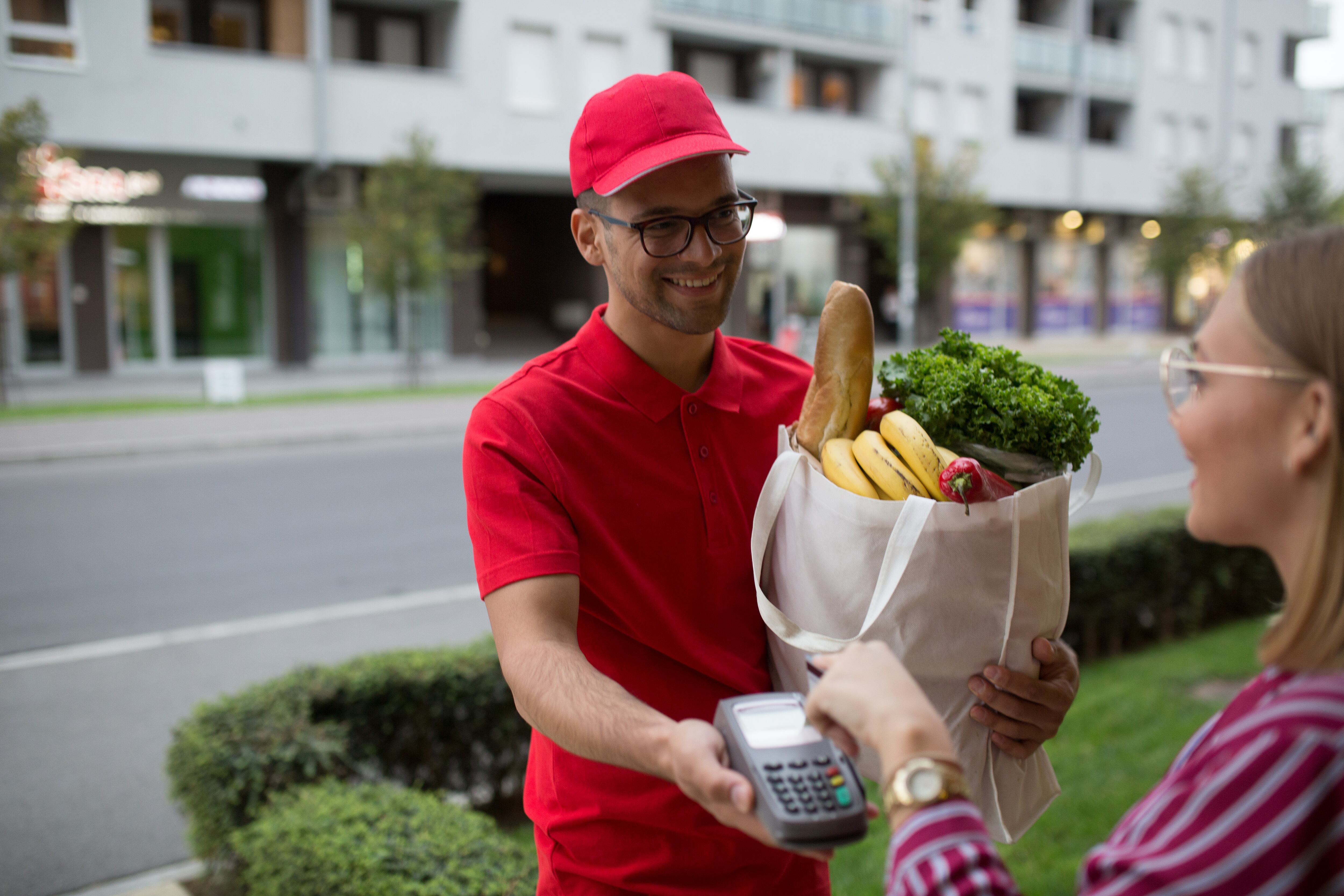 Entrega de comida a domicilio