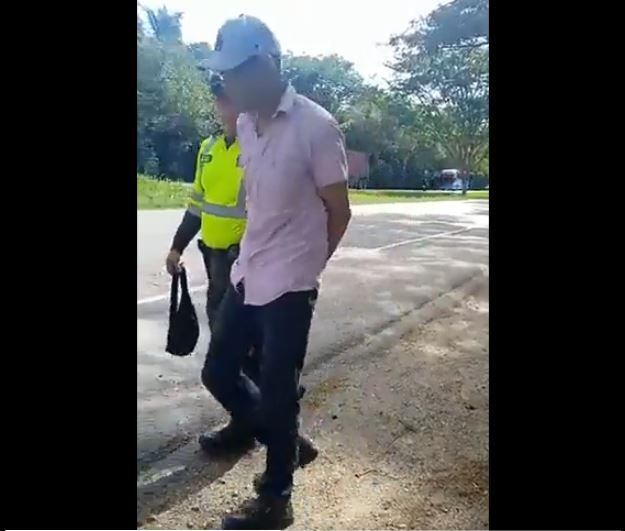 Gabriel González, capturado por el crimen de su hijo.