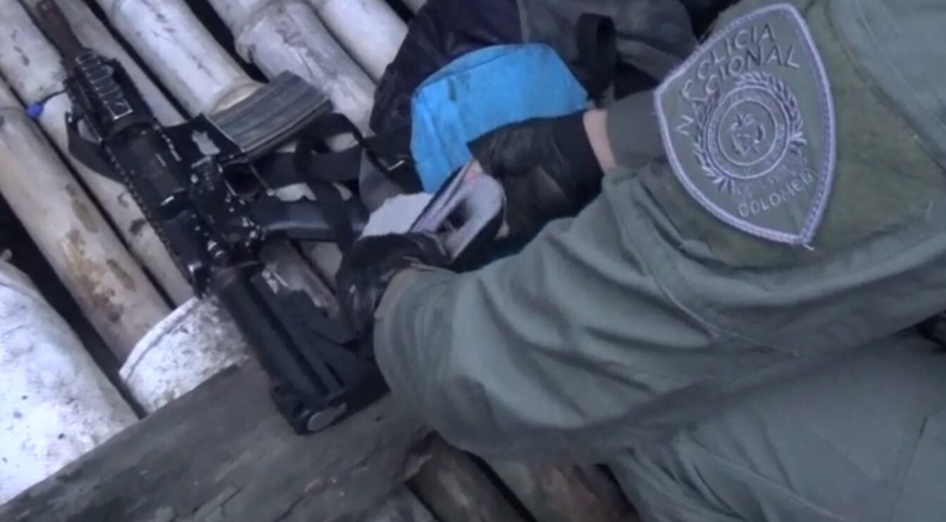 Cuatro presuntos miembros de las disidencias de las Farc Gaor Urías Rondón fueron capturados en Tumaco, Nariño.