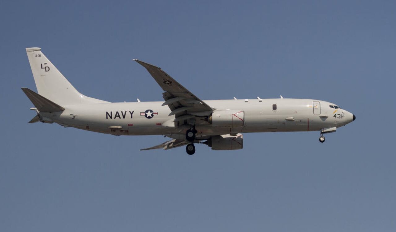 Este avión fue el detectado por el Ejército de China sobre el estrecho de Taiwán