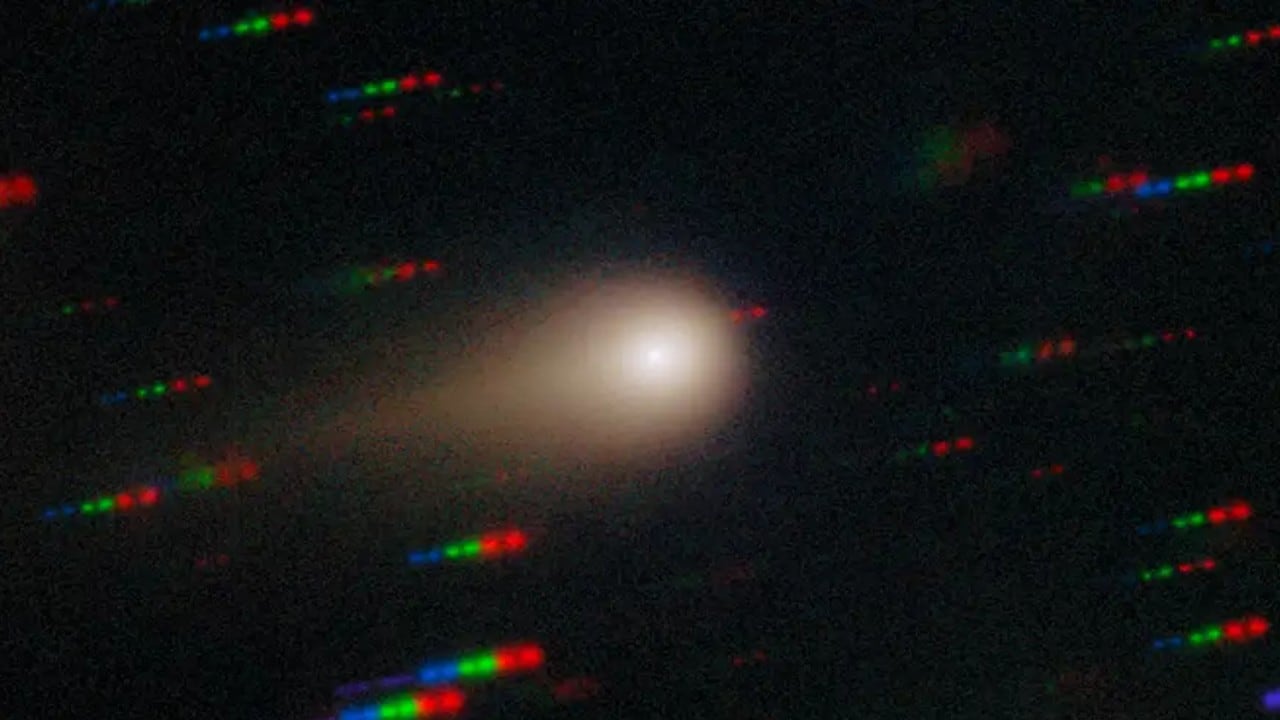 3I/ATLAS atraviesa un campo de estrellas en esta imagen del Observatorio Gemini Sur.