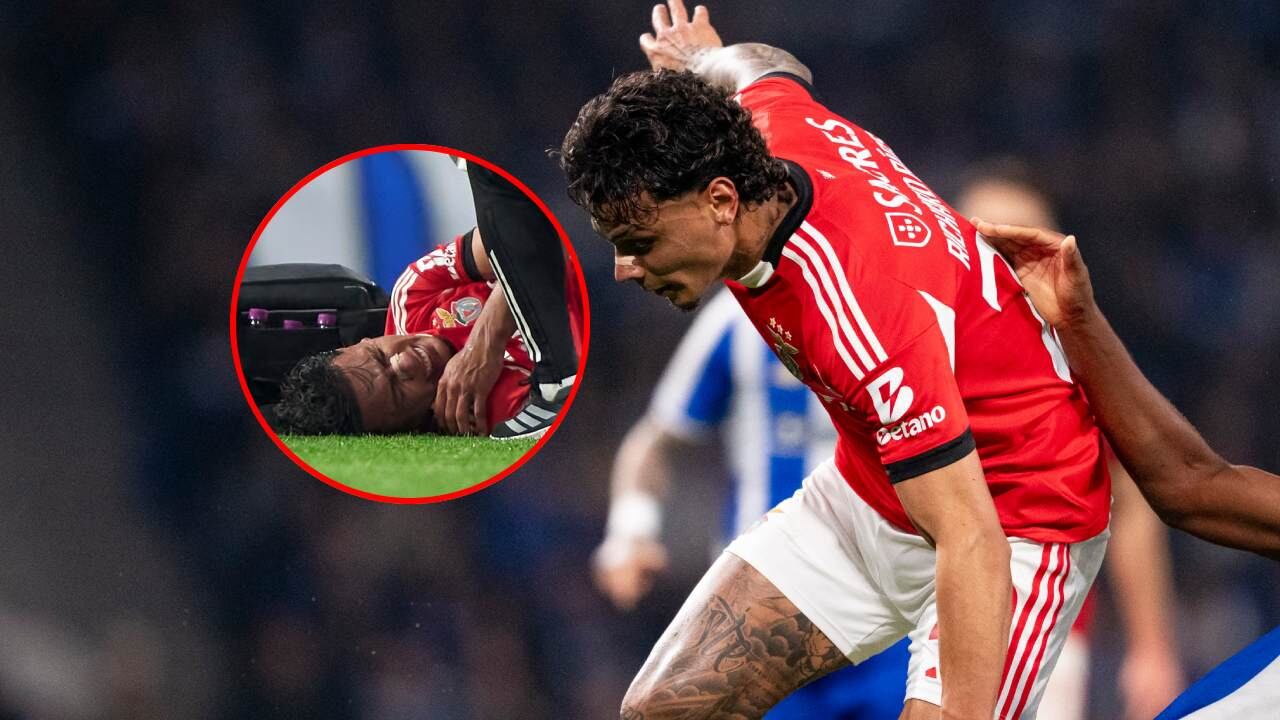 Richard Ríos contra el Porto.